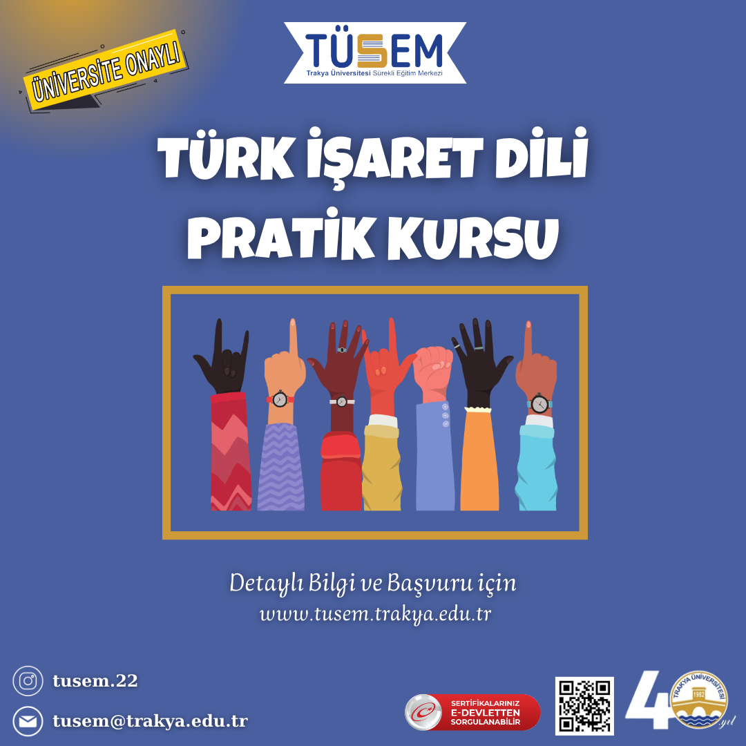 Türk İşaret Dili Pratik Kursu